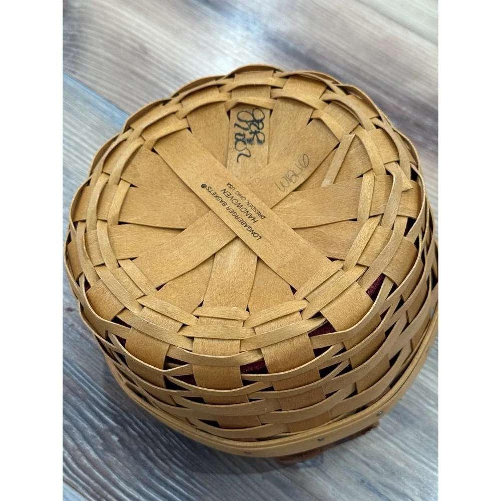 Longaberger 2002 Horizon of Hope Button Basket With Liners Authentic